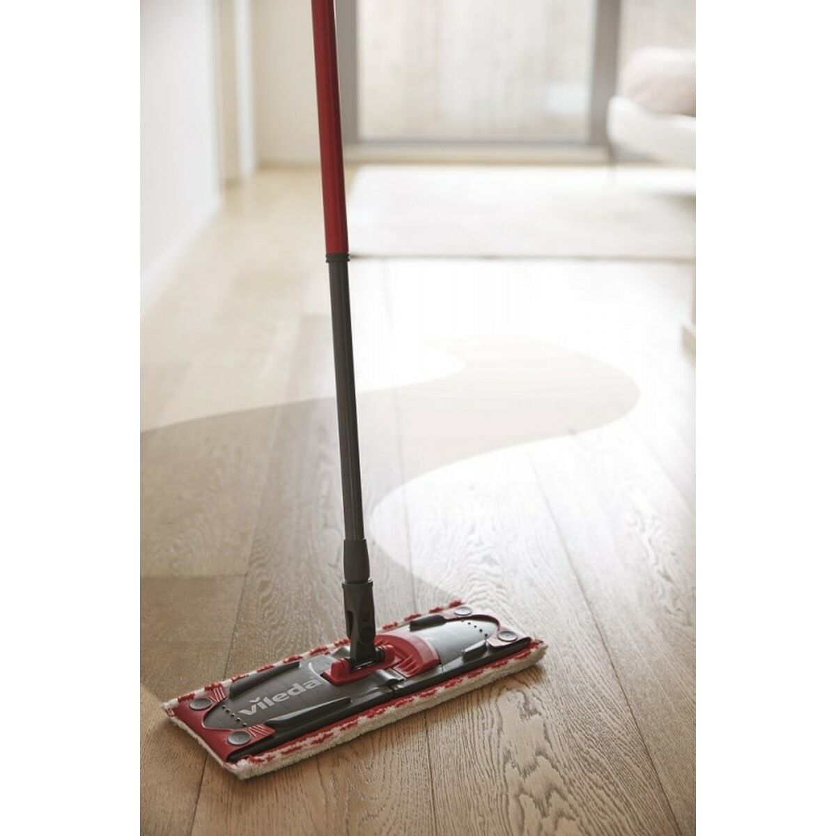 Mop with Bucket Vileda Ultramax Sort Rød Plastik Fiber